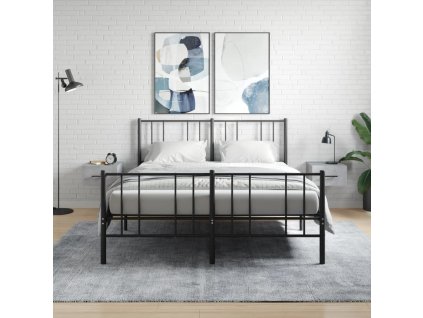 Nástěnné noční stolky 2 ks betonově šedé 35 x 35 x 20 cm 829877