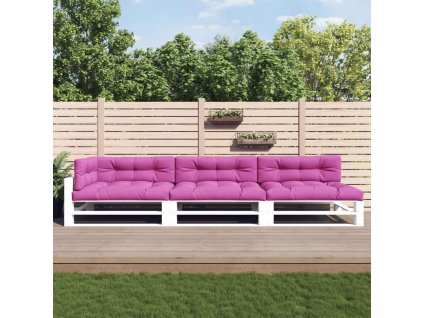 Podušky na palety 7 ks růžové textil 3188923