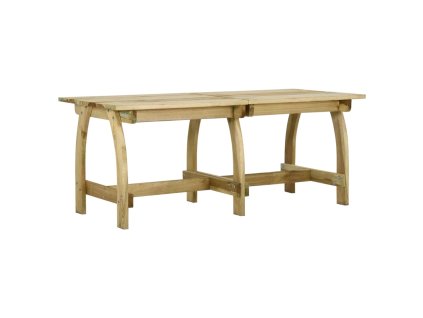 Zahradní stůl 220 x 74 x 75 cm impregnované borové dřevo 318405