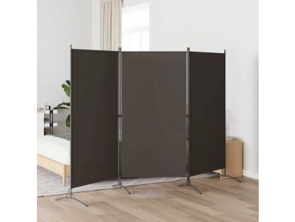 3dílný paraván antracitový 260 x 180 cm 320733
