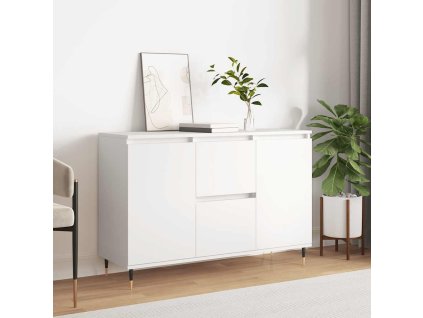 Příborník bílý 101,5 x 35 x 70 cm kompozitní dřevo 827196