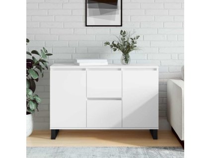 Příborník bílý 101,5 x 35 x 70 cm kompozitní dřevo 827212