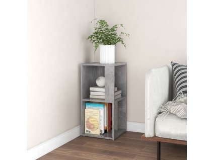 Rohová skříňka betonově šedá 33 x 33 x 67 cm kompozitní dřevo 809021