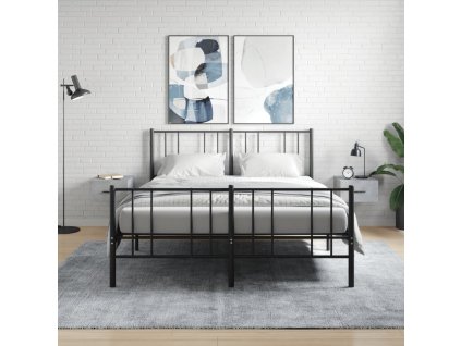 Nástěnné noční stolky 2 ks betonově šedé 35 x 35 x 20 cm 829861