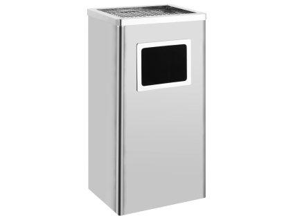 Hotelový odpadkový koš s popelníkem 45 l nerezová ocel 51092