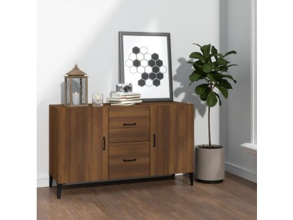 Příborník hnědý dub 100 x 36 x 60 cm kompozitní dřevo 817470