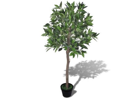 Umělý vavřínový strom v květináči 120 cm 241368