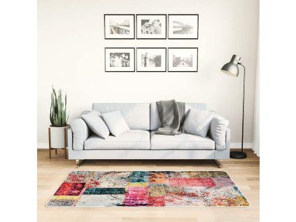 Koberec pratelný patchwork 80x150 cm vícebarevný 337964