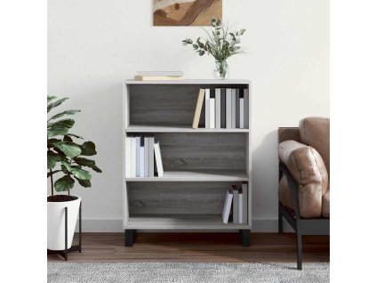 Policová skříňka šedá sonoma 69,5x32,5x90 cm kompozitní dřevo 828394