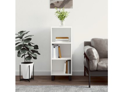 Příborník bílý 34,5 x 32,5 x 90 cm kompozitní dřevo 828756