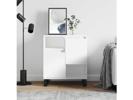 Příborník bílý 60 x 35 x 70 cm kompozitní dřevo 831196