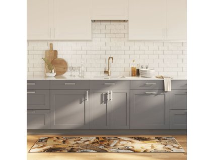 Kuchyňský koberec vícebarevný 60x180 cm pratelný protiskluzový 136628