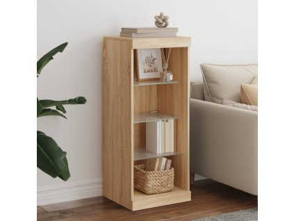 Příborník s LED osvětlením dub sonoma 41 x 37 x 100 cm 836730