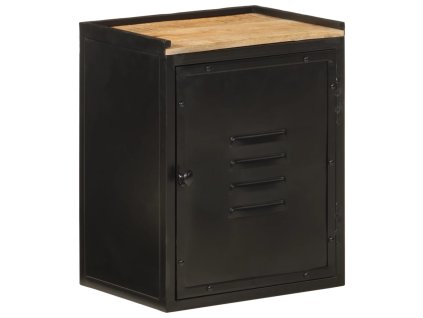 Koupelnová skříňka 40 x 30 x 50 cm železo a masivní mangovník 358565