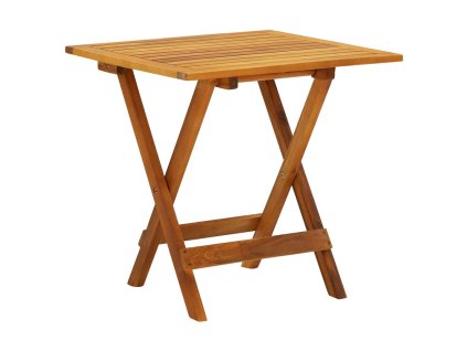 Bistro stolek 46 x 46 x 47 cm masivní akáciové dřevo 41435