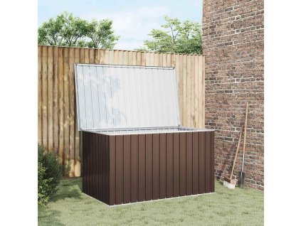 Zahradní úložný box hnědý 171 x 99 x 93 cm 46272