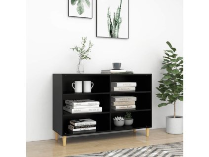 Příborník černý 103,5 x 35 x 70 cm kompozitní dřevo 806032