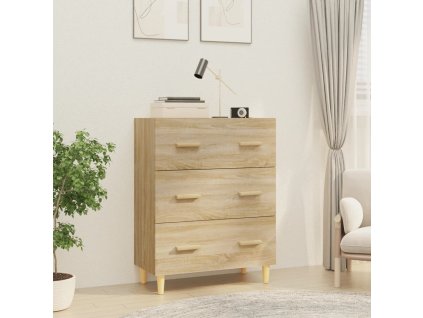 Příborník dub sonoma 70 x 34 x 90 cm kompozitní dřevo 812153