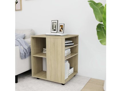 Skříňka na kolečkách dub sonoma 60x53x72 cm kompozitní dřevo 808461