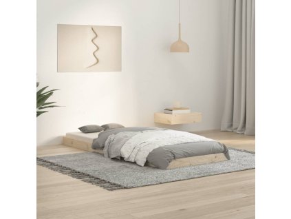 Rám postele 75 x 190 cm Small Single masivní borovice 823484