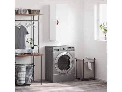 Nástěnná skříňka bílá 34,5 x 34 x 90 cm 828828