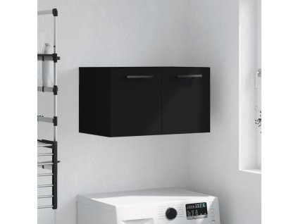 Nástěnná skříňka černá 60 x 36,5 x 35 cm kompozitní dřevo 830045