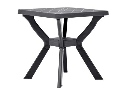 Bistro stolek antracitový 70 x 70 x 72 cm plast 48801
