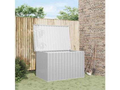 Zahradní úložný box šedý 149 x 99 x 93 cm 46266