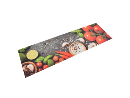 Kuchyňský koberec omyvatelný Zelenina 45 x 150 cm samet 136537