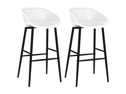 Barové židle 2 ks bílé 248150