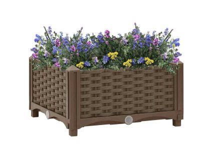 Vyvýšený záhon 40 x 40 x 23 cm polypropylen 316511