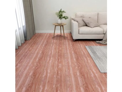 Samolepicí podlahové desky 55 ks PVC 5,11 m² červené 324671