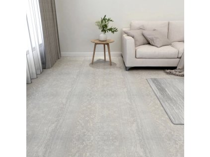 Samolepicí podlahové desky 20 ks PVC 1,86 m² světle šedé 330126