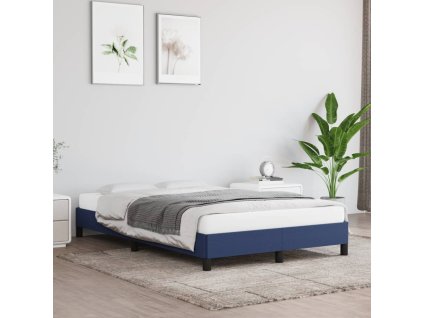 Rám postele bez matrace modrá 120x200 cm textil 346710