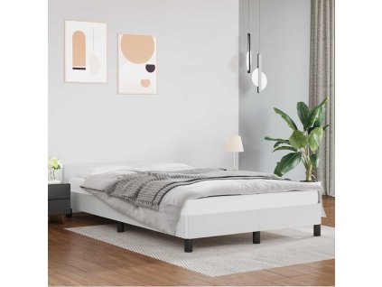 Rám postele s čelem bez matrace bílý 120x200 cm 347490