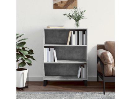 Policová skříňka betonově šedá 69,5x32,5x90 cm kompozitní dřevo 828392