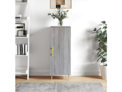 Příborník šedý sonoma 34,5 x 34 x 90 cm kompozitní dřevo 828530