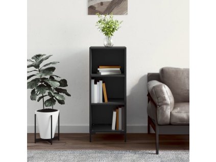 Příborník černý 34,5 x 32,5 x 90 cm kompozitní dřevo 828733