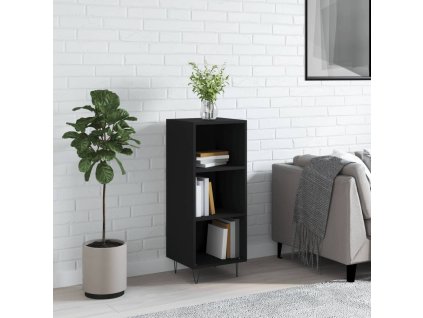 Příborník černý 34,5 x 32,5 x 90 cm kompozitní dřevo 828725