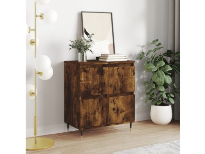 Příborník kouřový dub 60 x 35 x 70 cm kompozitní dřevo 831209