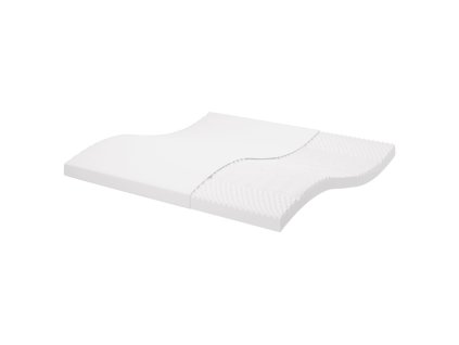 Pěnová matrace bílá 200 x 200 cm 7 zón tvrdost 20 ILD 356359