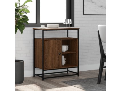 Příborník hnědý dub 69 x 35 x 80 cm kompozitní dřevo 835548