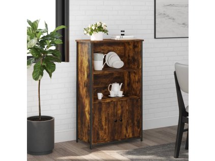 Skříňka kouřový dub 62 x 32 x 103,5 cm kompozitní dřevo 834217