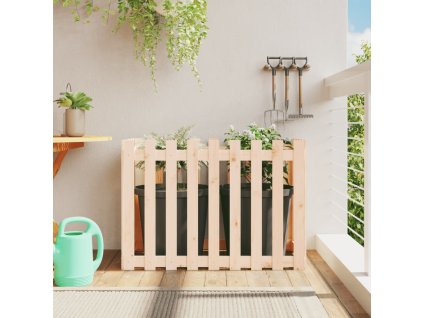 Vyvýšený záhon plotový design 100 x 50 x 70 cm masivní borovice 832482