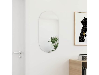 Zrcadlo 80 x 40 cm sklo 326083