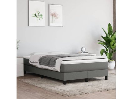Taštičková matrace tmavě šedá 120 x 200 x 20 cm textil 347755