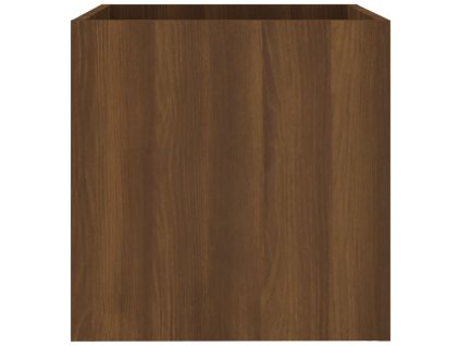 Truhlík hnědý dub 40 x 40 x 40 cm kompozitní dřevo 820501