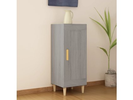 Příborník šedý sonoma 34,5 x 34 x 90 cm kompozitní dřevo 817433
