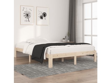 Rám postele masivní borovice 140 x 200 cm 810365