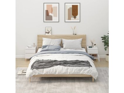 Noční stolky 2 ks bílé 40x35x50 cm 821827